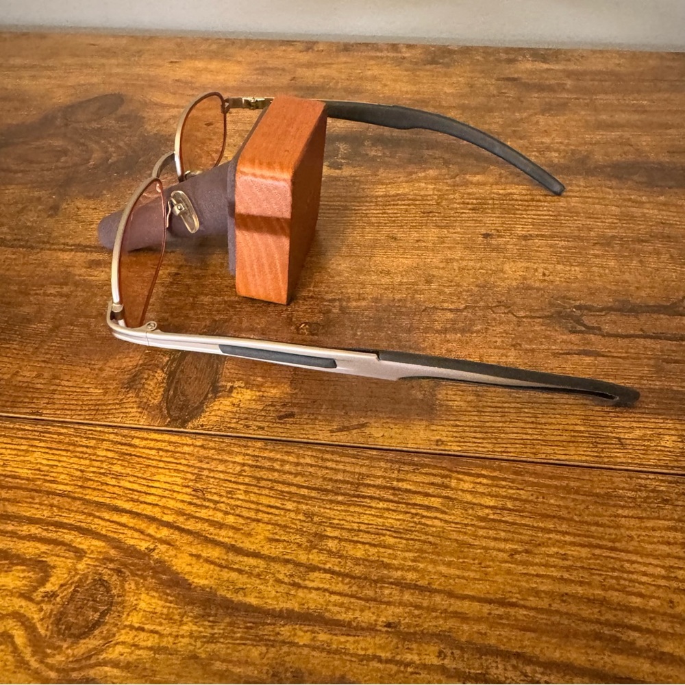 Frondini Collection Silver Rectangular Eyeglasses… - image 3